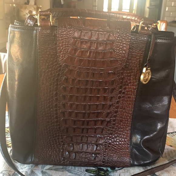Vintage Brahmin Leather Crossbody/Satchel - Picture 2 of 10